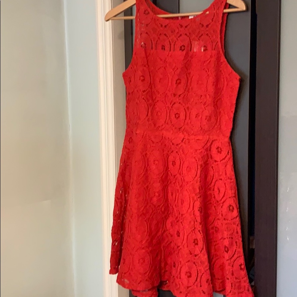 Red dress